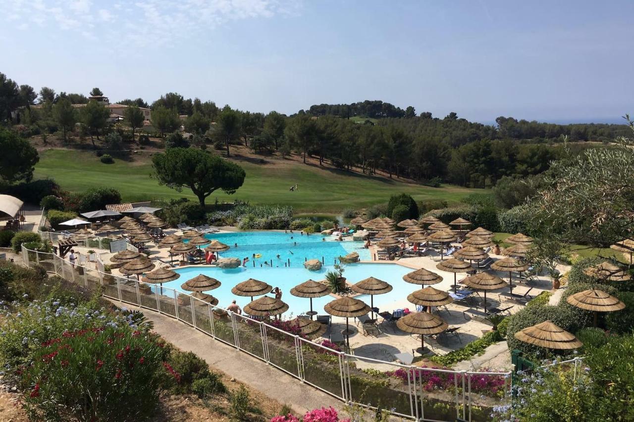 Hameau Des Amandiers-Vue Mer & Golf Saint-Cyr-sur-Mer Buitenkant foto